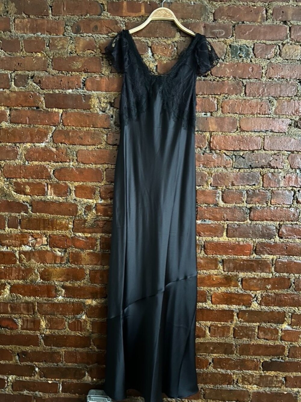 WeWoreWhat black dress with lace detail